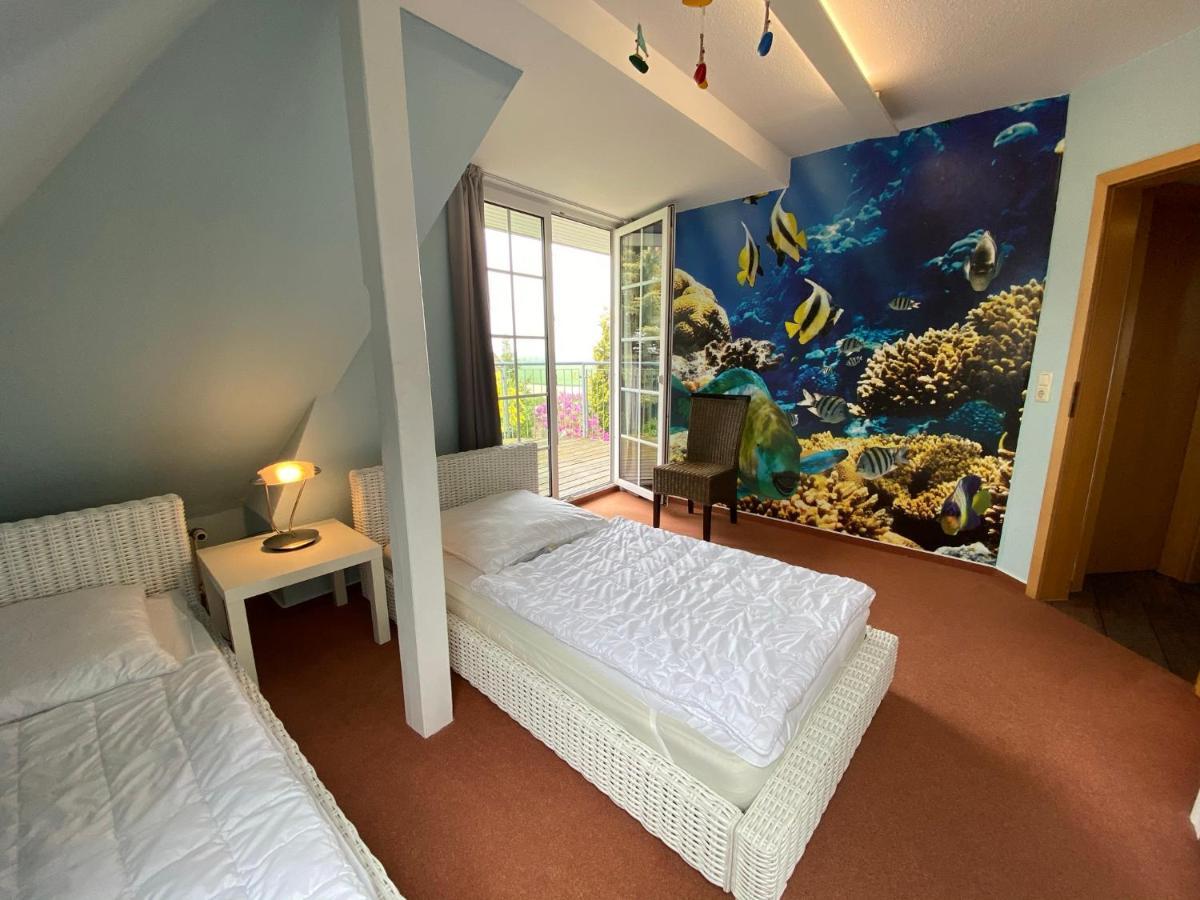 Ferienwohnung im Poolhaus mit Ostseeblick Wittenbeck Exterior foto